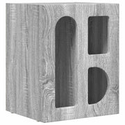 Comodino | Armadio da Notte | Mobiletto da notte Grigio Sonoma 40 x 35 x 50 cm Legno multistrato