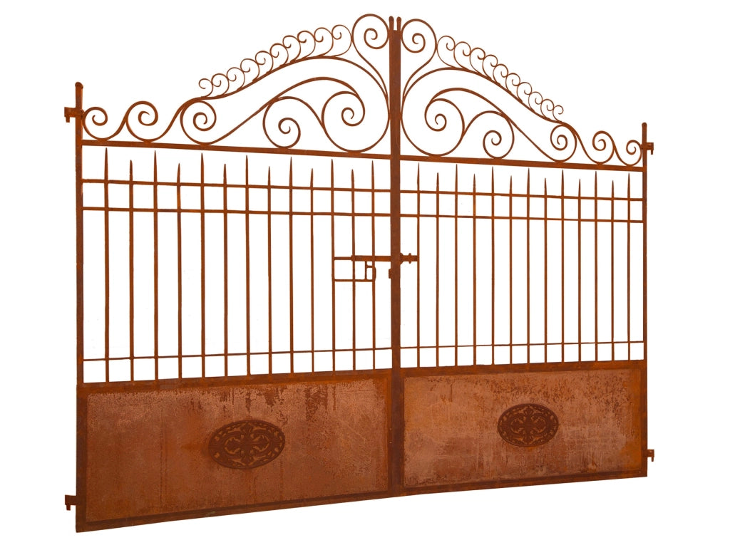 Biscottini CANCELLO IN FERRO L320XPR7XH245 CM battuto forgiato mano. Offerta Speciale