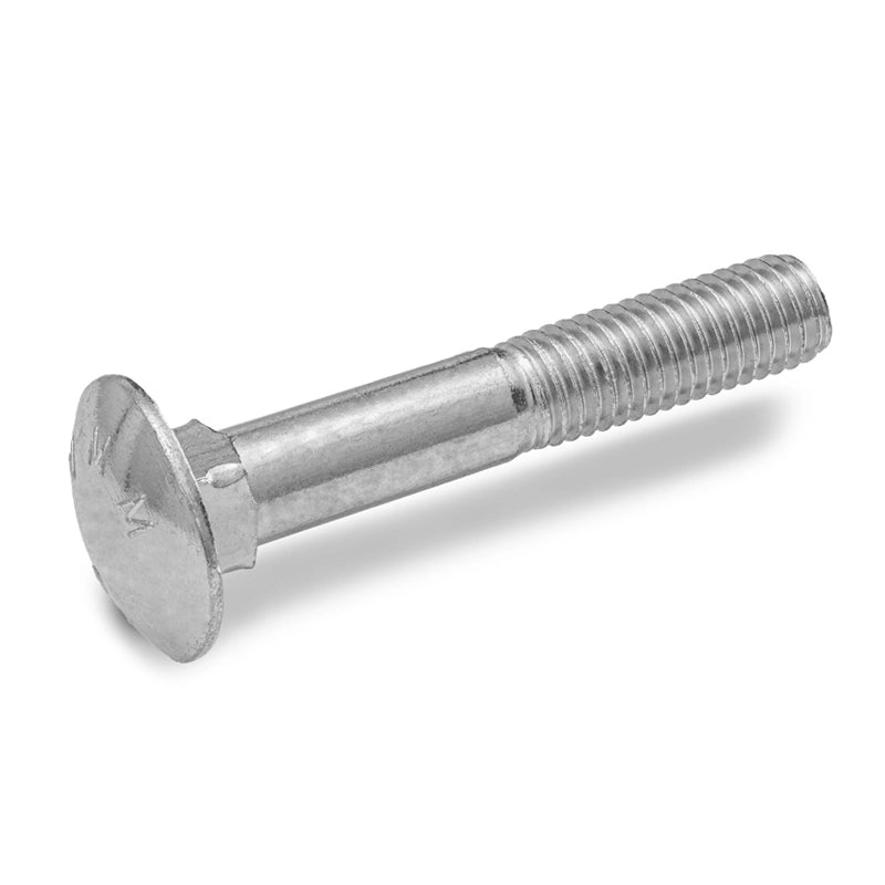 VITE TESTA TONDA QUADRO SOTTOTESTA E DADO M5x30 - 500 pezzi