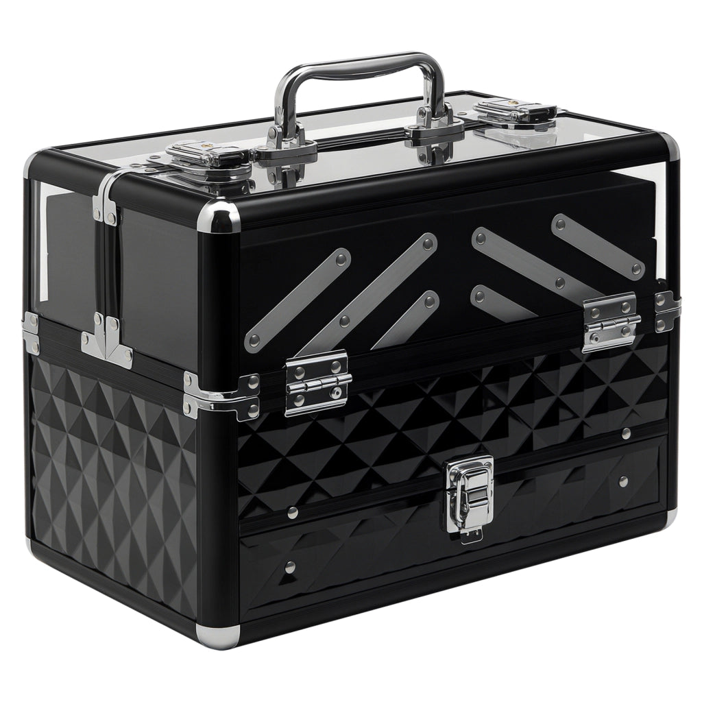 Cofanetto per trucco ¨C Zephmum ¨C Nero 30x18x22 cm