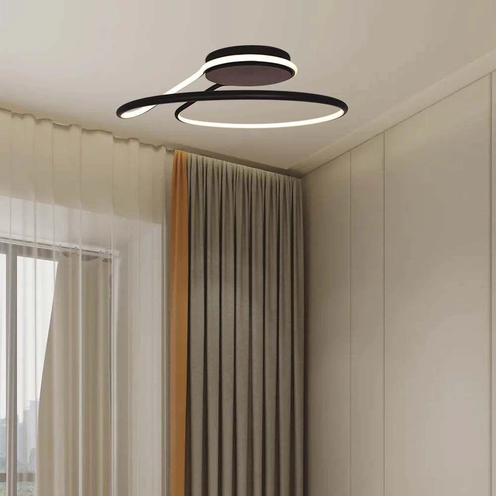 Plafoniera LED V-TAC VT-7762 nera 53cm 54W 4000K dim.