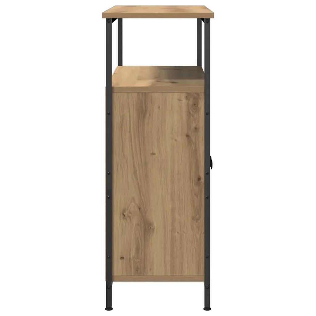 Credenza Rovere Artigianale 70x30x80 cm in Legno Multistrato 857473