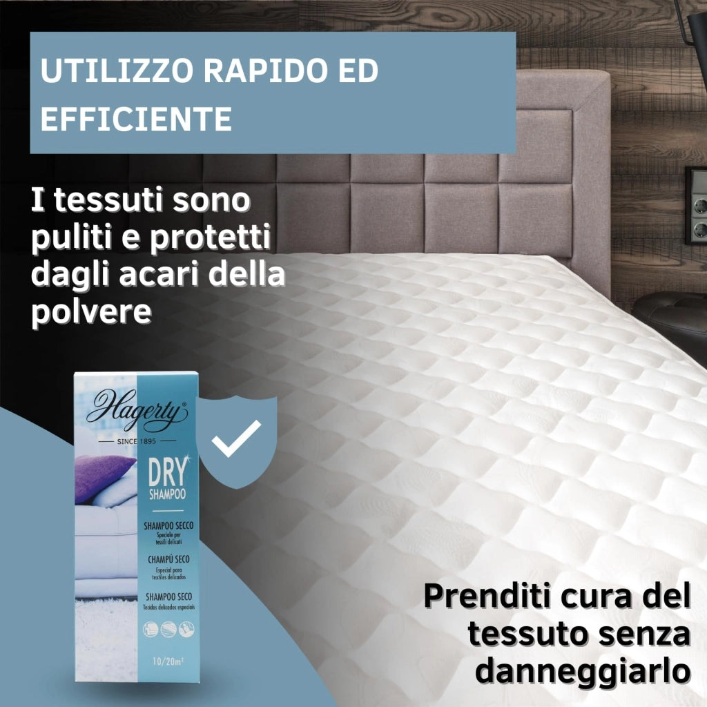 Dry Shampoo per Tessuti e Tappeti 500 g Hagerty