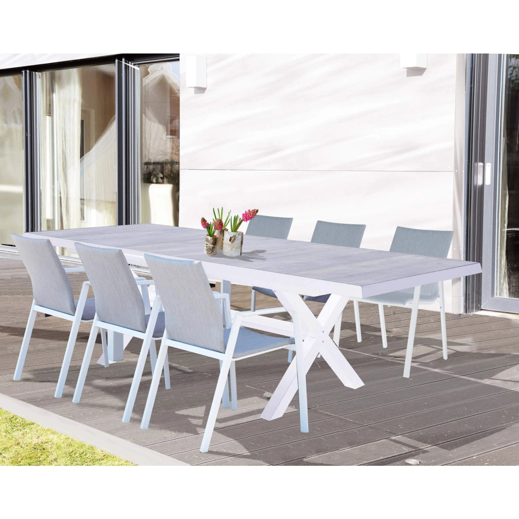 Tavolo da Giardino Allungabile e Gres cm 200/260x100 - SHAUN