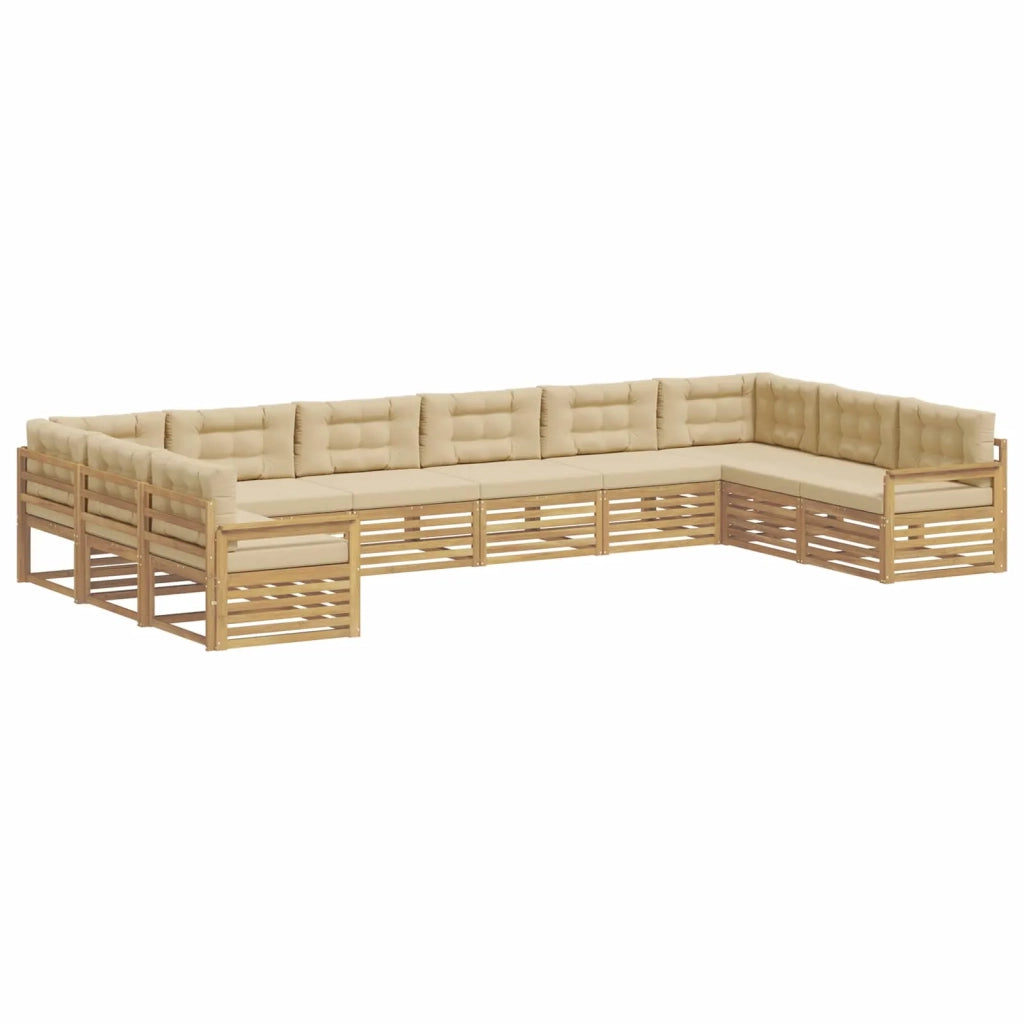 Set divani Legno di Acacia Massello 3391223
