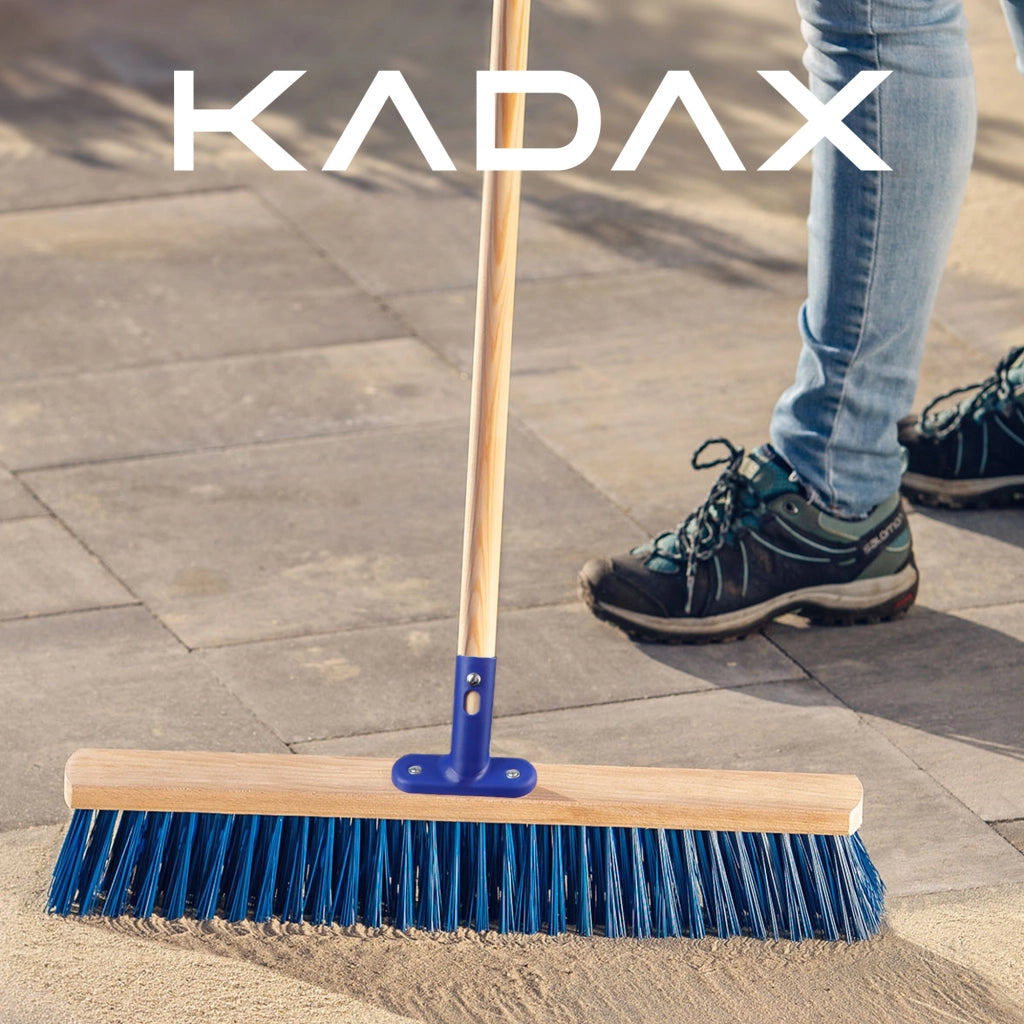 Scopa da giardino KADAX per spazzare strade e giardini, 50 cm