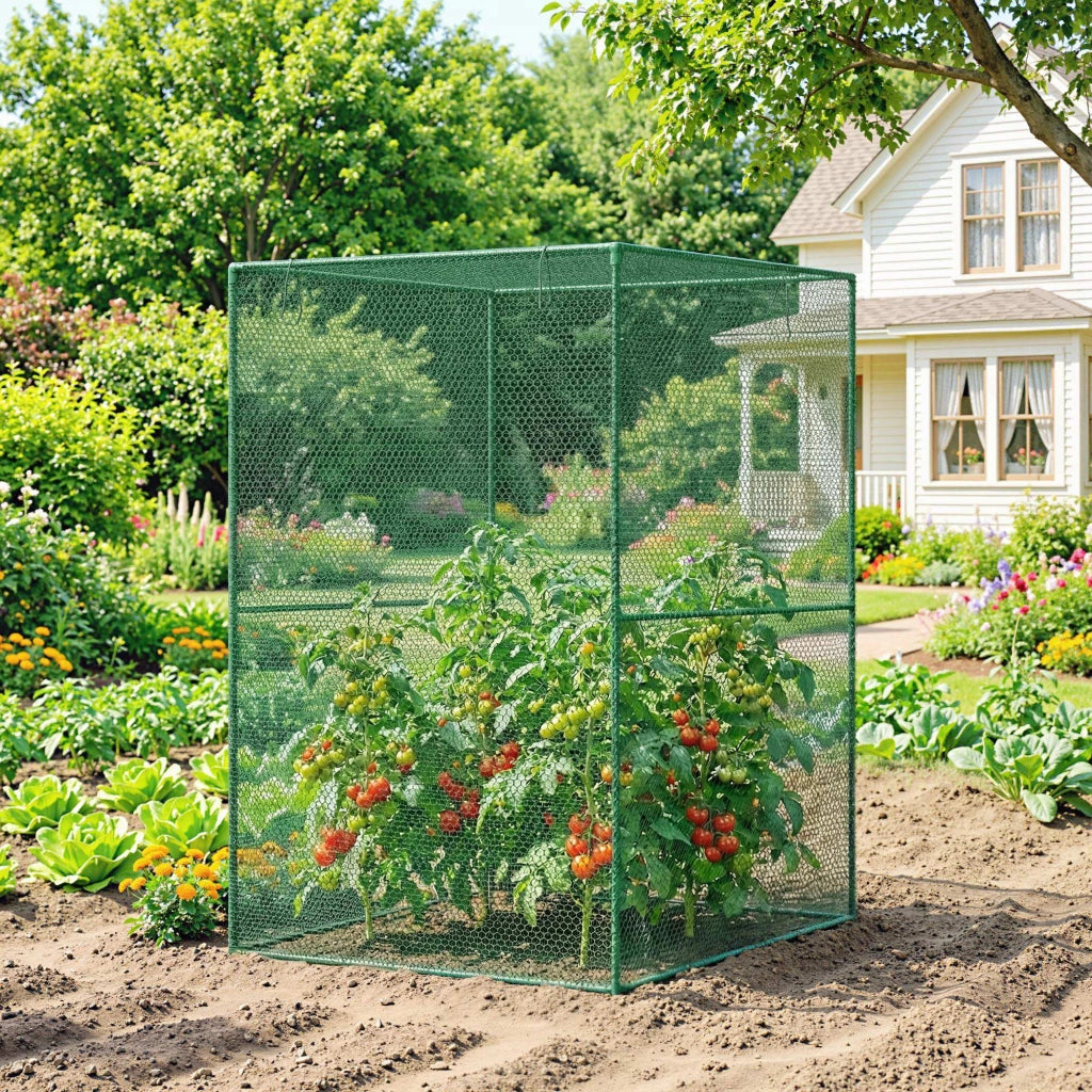 Serra per Giardino ¨C zephmum ¨C Verde 120x120x180 cm Acciaio