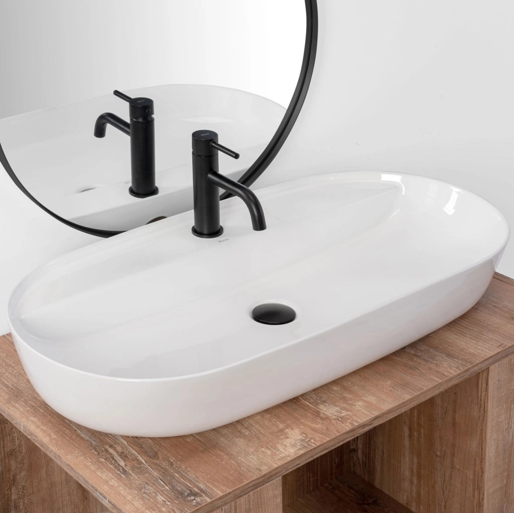 Lavabo Da Appoggio Rea Aura 81