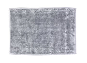 Tappeto Shaggy Bagno E Cucina Retro Antiscivolo In Microfibra Mod. Perla Grigio - 40x60 - Grigio