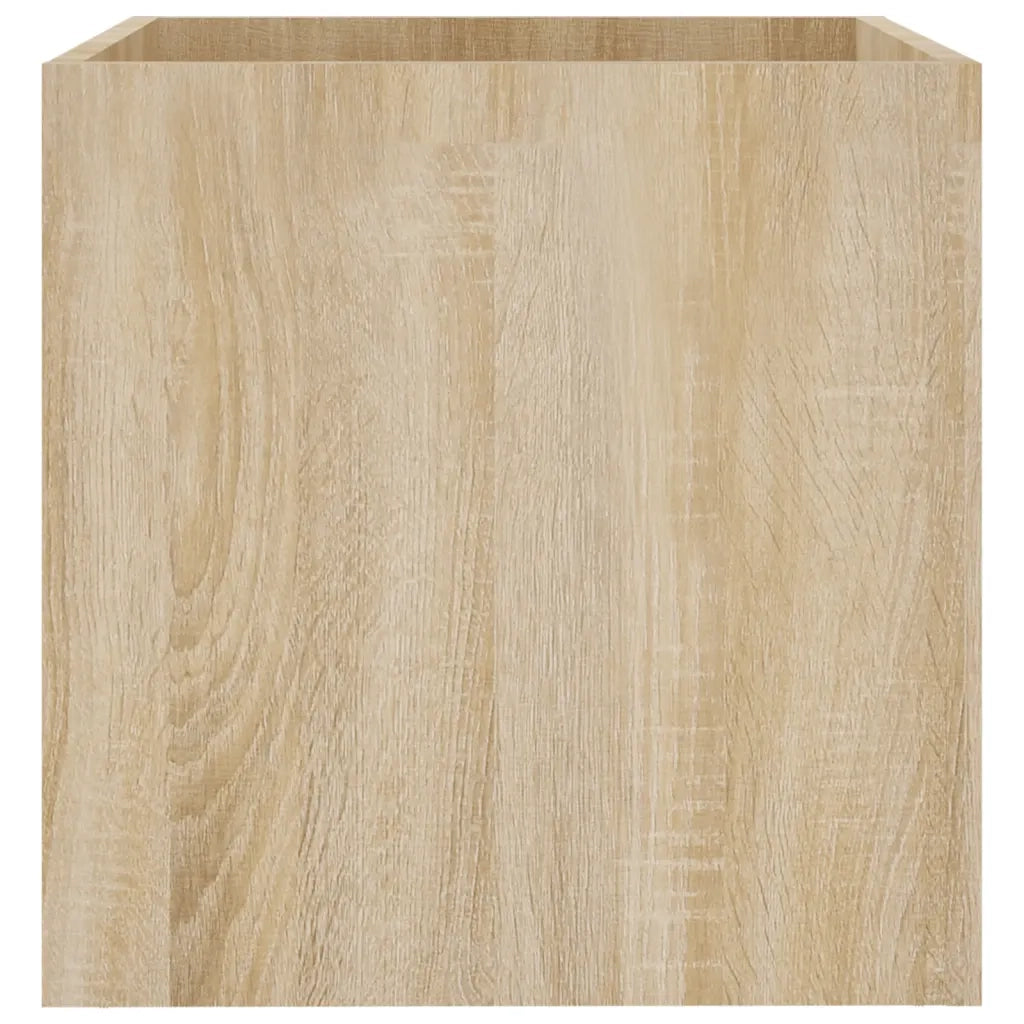 Fioriera | Cassetta per fiori | Vaso Rovere Sonoma 40x40x40 cm in Legno Multistrato