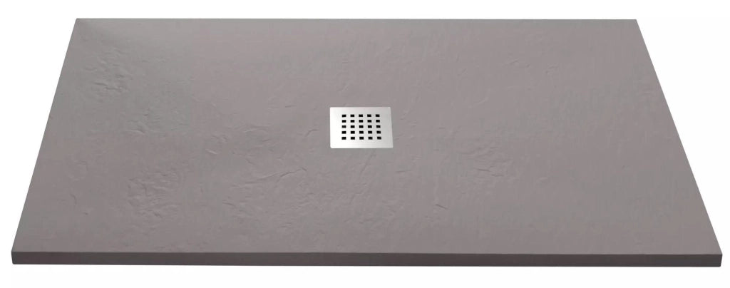 Piatto Doccia in Pietra 80x90 cm Bonussi Ardesia Stone Central Tortora