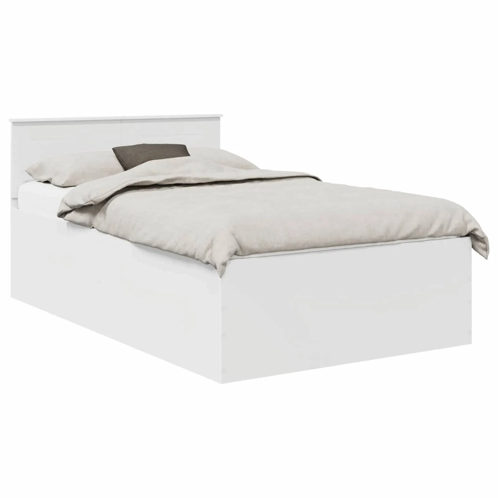 Struttura del letto Bianco 135 x 190 cm Legno multistrato 3408585