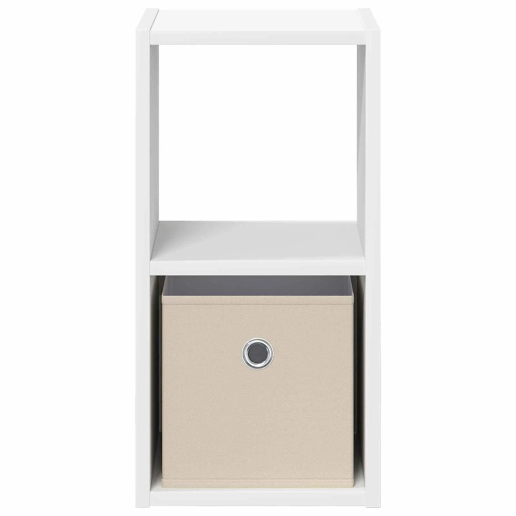 Comodino 2 pcs Bianco 25,5 x 22 x 49,5 cm Legno multistrato