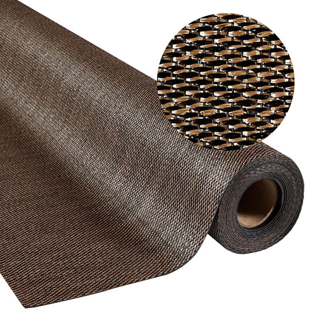 Tappeto vinilico di alta qualità marrone scuro 200x400