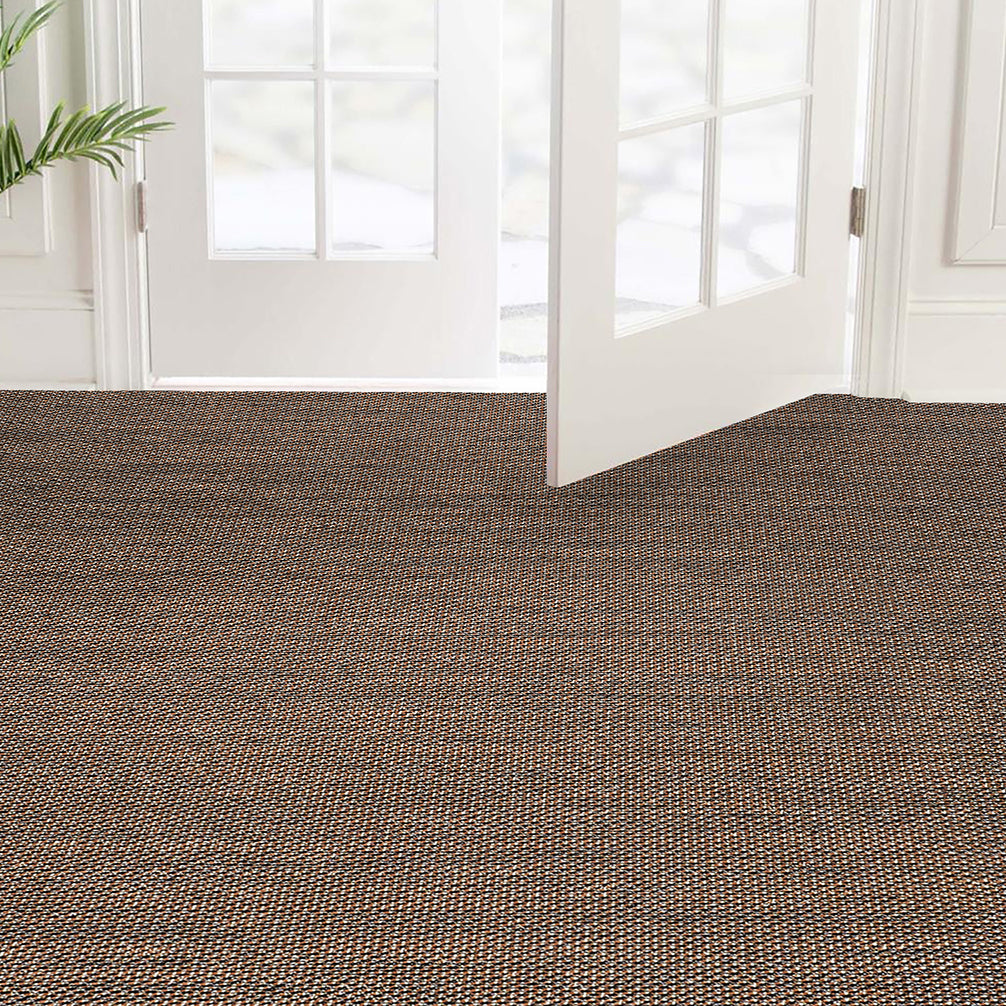 Tappeto vinilico di alta qualità marrone scuro 200x350