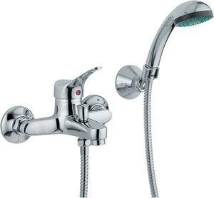 Rubinetto miscelatore vasca completo di flessibile