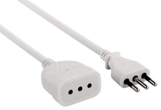 prolunga lin.ml.3 sezione 3x0,75 10a bianca cod:ferx.540