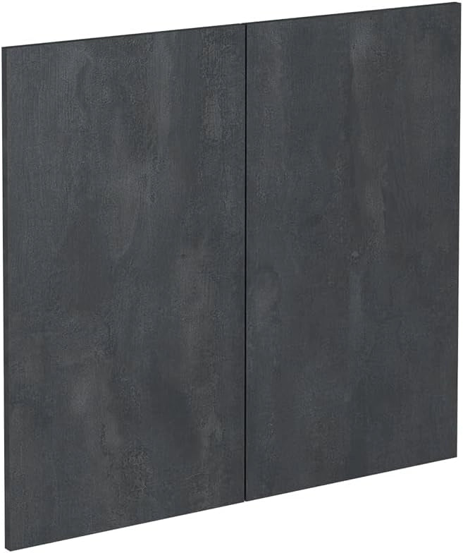 Frontale cucina R-Line, Calcestruzzo nero, 79.2 x 71.3 cm frontale del mobile per mobile sottolavello