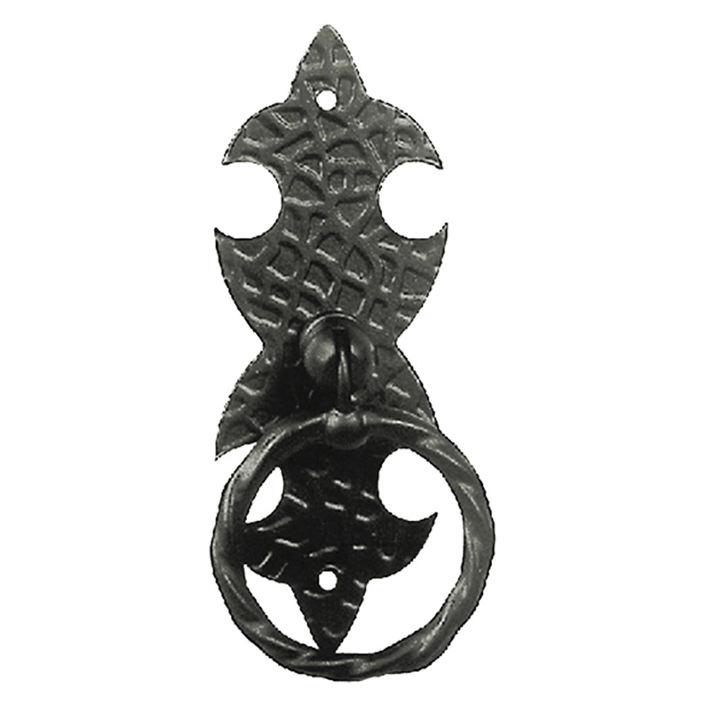 MANIGLIA AD ANELLO CON PIASTRA mm 45- 12 pezzi