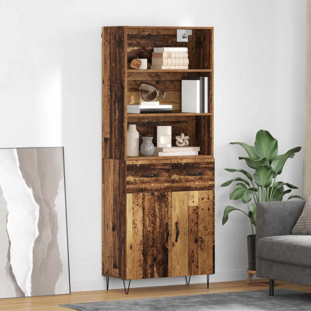 Credenza con cassetto 2 pcs Legno vecchio Legno multistrato 3415720
