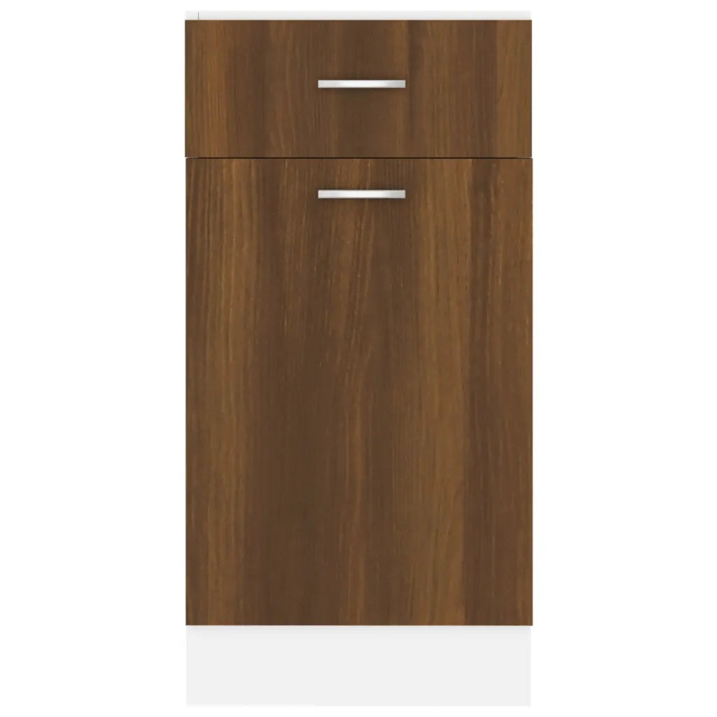 Pensile da cucina | Mobile con Cassetto ¡°Lyon¡± Rovere Marrone 40x46x81,5