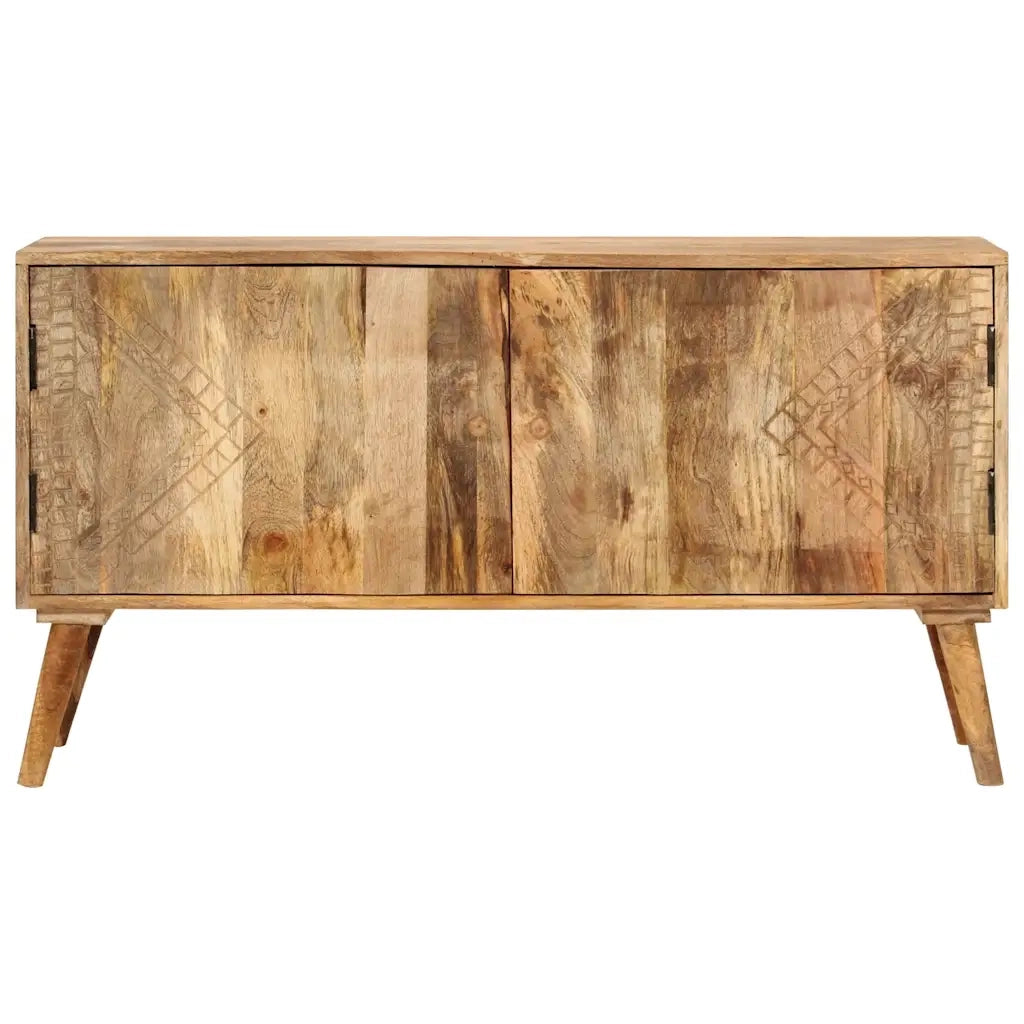 Credenza | Madia | Buffet da pranzo | Armadio da pranzo in Legno Massello di Mango 110x30x60 cm