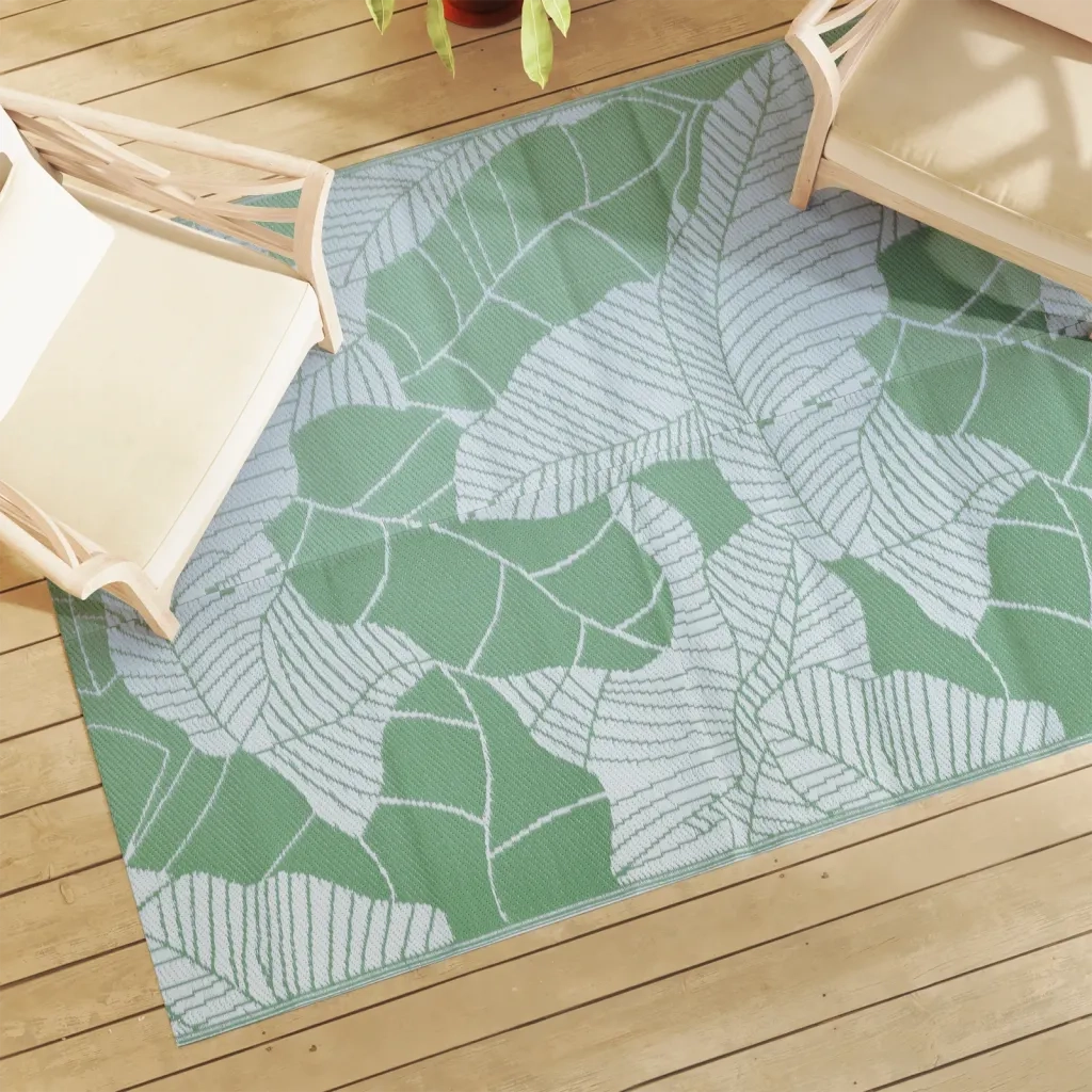 Tappeto da Esterno ARAKIL Verde 140x200 cm in PP CFW4279859