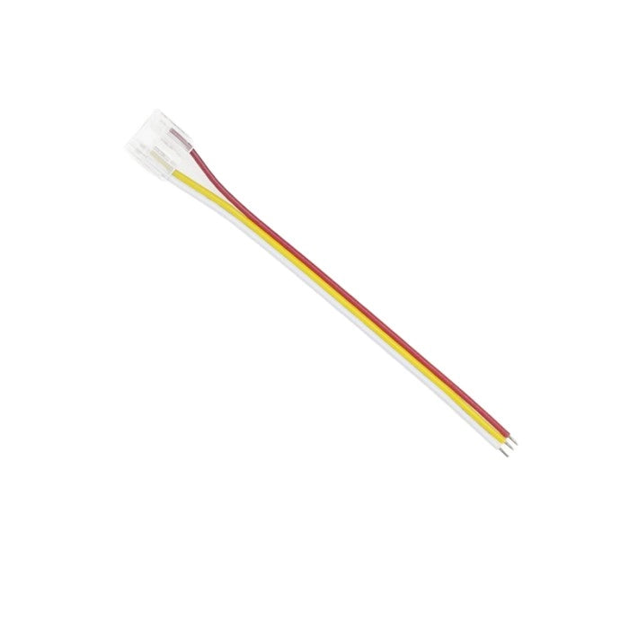Connettore LED COB Digital 10mm monopolare cavo 10cm Ecolight