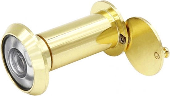 Spia per porte - Con coperchio - Obiettivo a lente acuta - Ø 16 / 35-60mm - Angolo di visuale 200° - Lenti in vetro - Per porte interne ed esterne