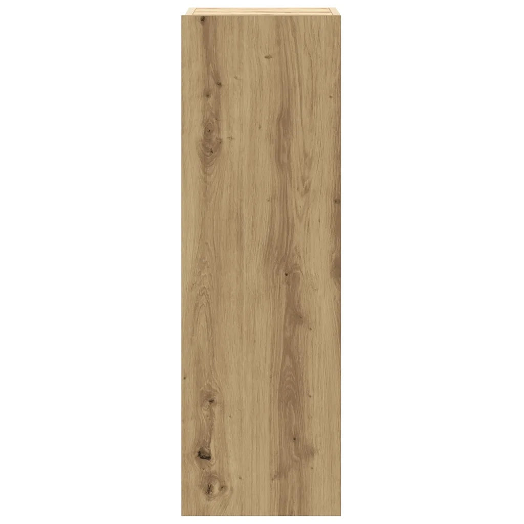 Set Mobile TV 5 pz Montato a Parete Rovere in Legno Multistrato 3328998