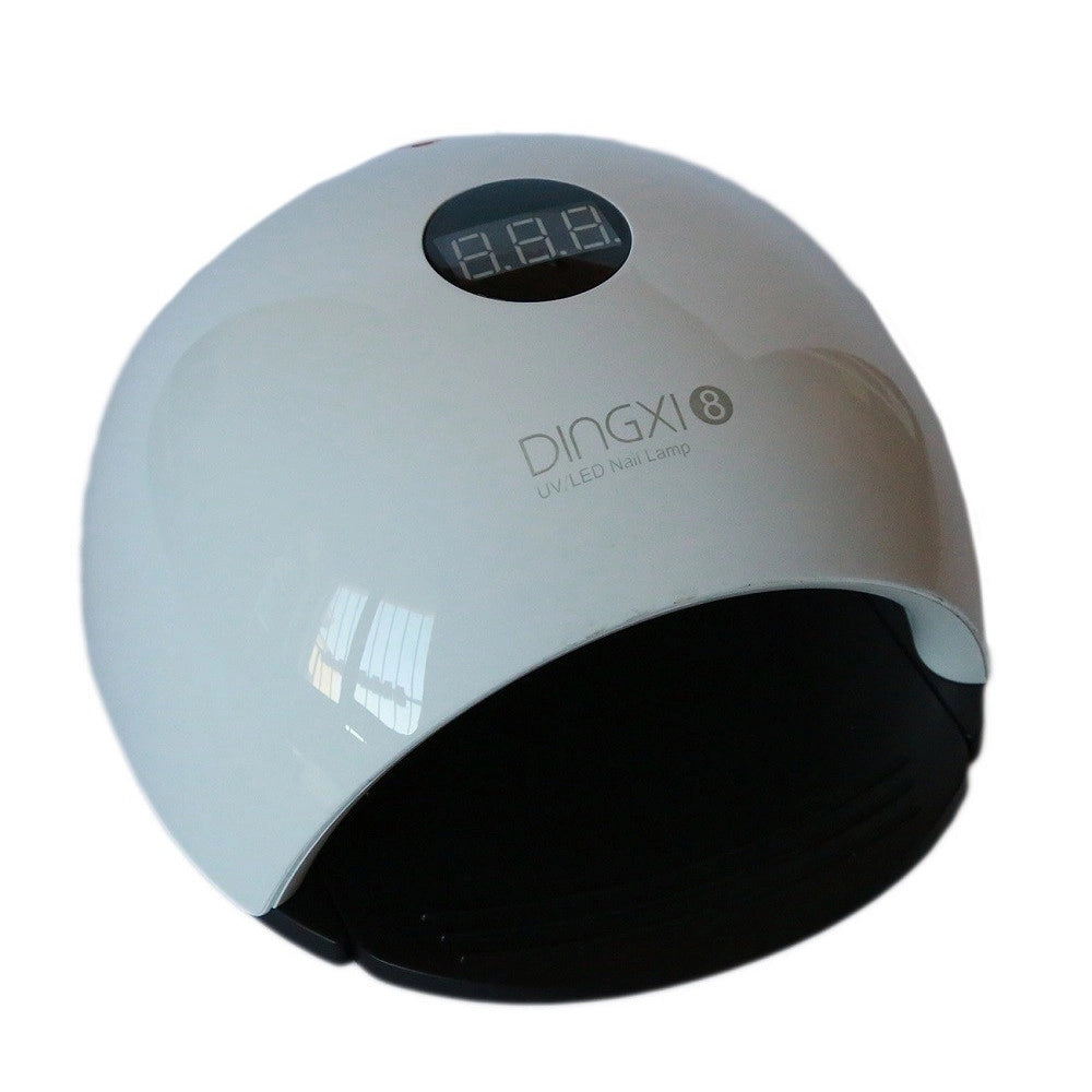 Trade Shop - Fornetto Led Uv 48w 33 Led Per Ricostruzione Colata Gel Unghie 120sec. Nail Dx8 -