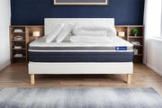 Pacchetto letto completo - Materasso 200x200cm + Box spring con doghe (kit) + 2 cuscini + Piumino - Actimemo Confort