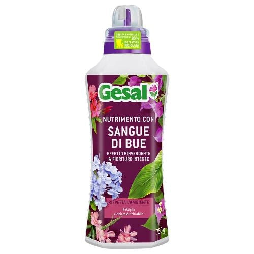 CONCIME LIQUIDO 'SANGUE DI BUE' 750 ml - GESAL