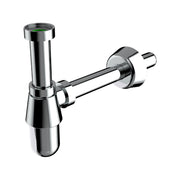 SIFONE SCARICO A BOTTIGLIA IN ABS CROMATO SENZA PILETTA CON CARTUCCIA ISPEZIONABILE MODELLO THERMOTR - 1X Ø26X250 MM  - BON
