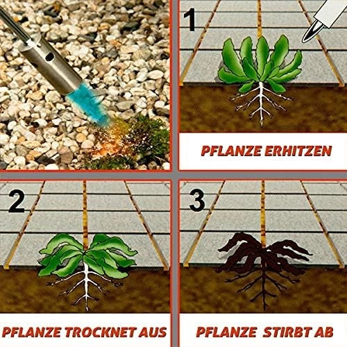 Bruciatore Erbacce diserbante Termico Gas accensione piezo incorporata brucia Erba Accendino Barbecue bruciatrice