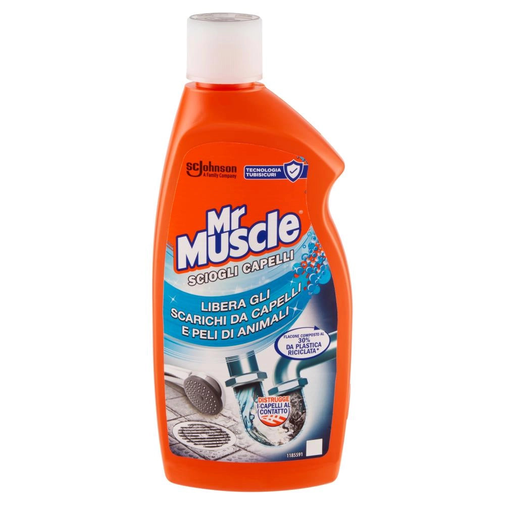 MR MUSCOLO DISGORGANTE SET 3 SCIOGLI CAPELLI DA 500 ML