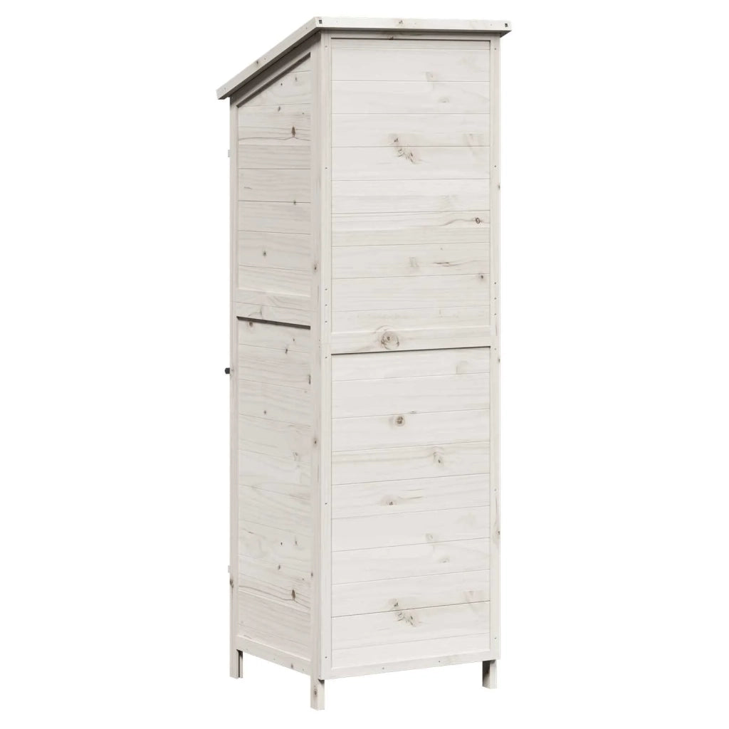 Capanno da Giardino Bianco 59,5 x 56 x 176,5 cm