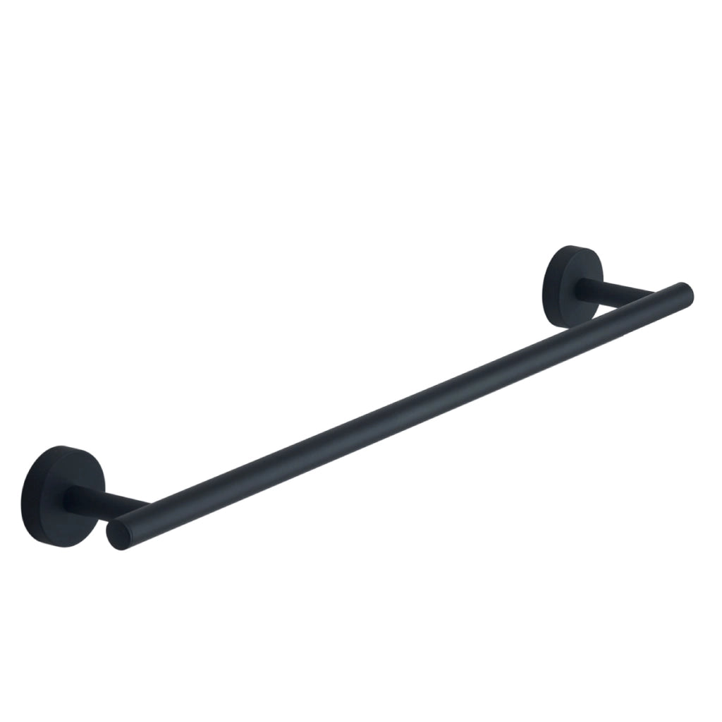 PORTA SALVIETTE DA PARETE IN ACCIAIO INOX NERO OPACO MODELLO EROS - DIM. CM (LXPXH): 45X7,6X5 - NERO OPACO  - GDY