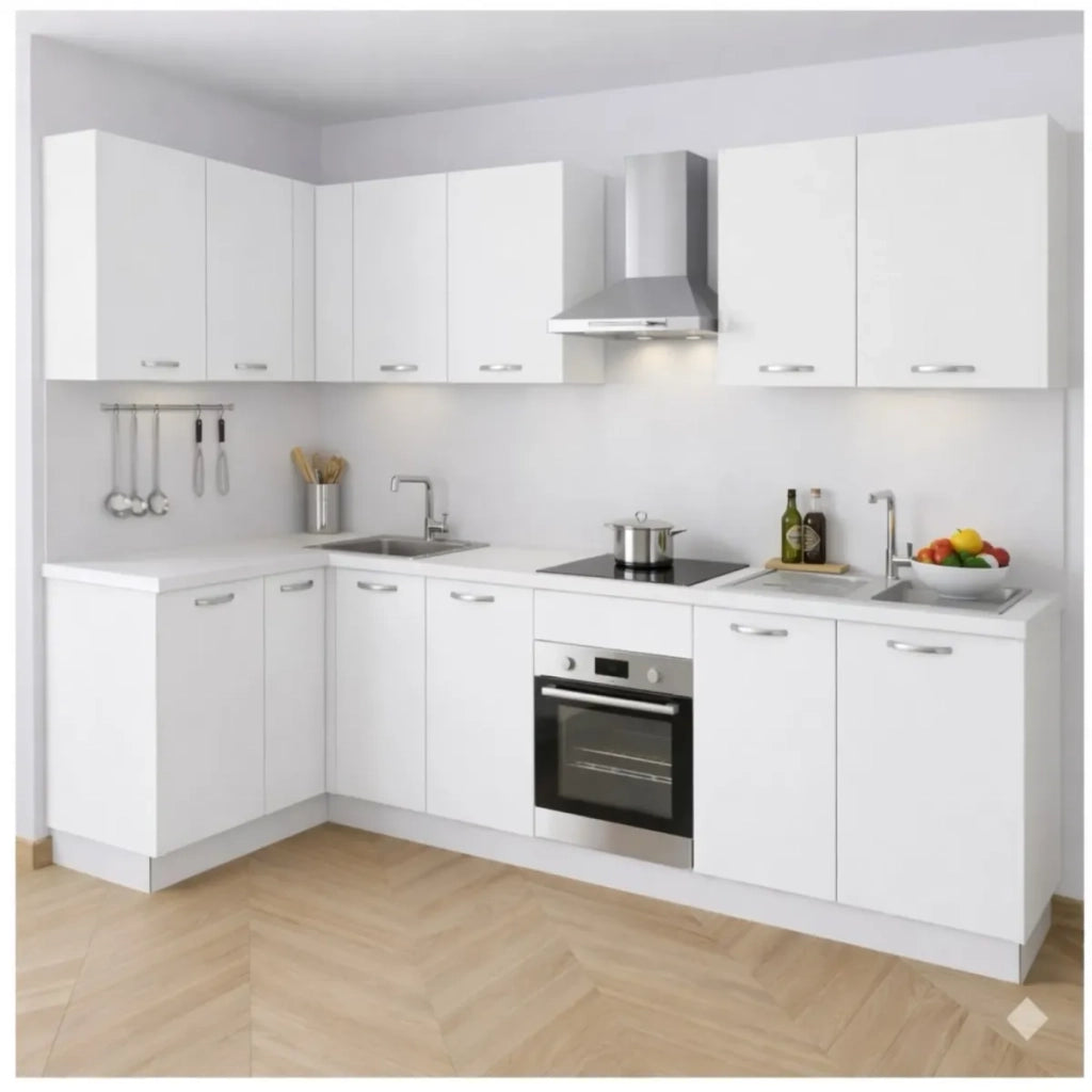 Calandrelli Base Cucina 80 con 2 ante  L 80 P 55,5 H 72 cm Bianco