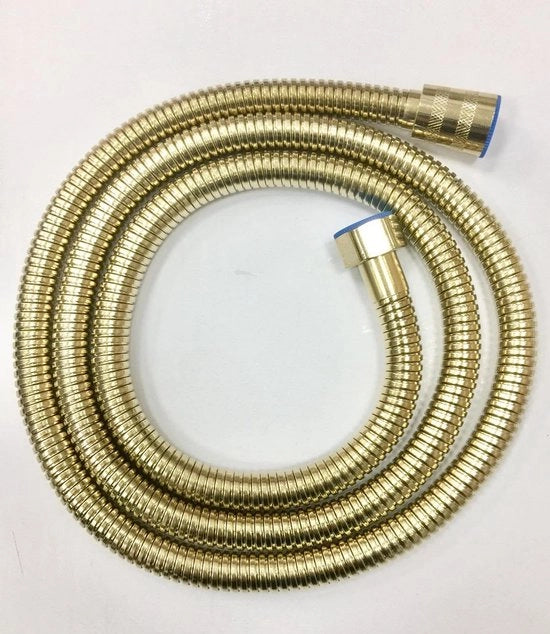 Doccia bagno brillante a doppio strato dorato (dorato doppio strato doucheslang)