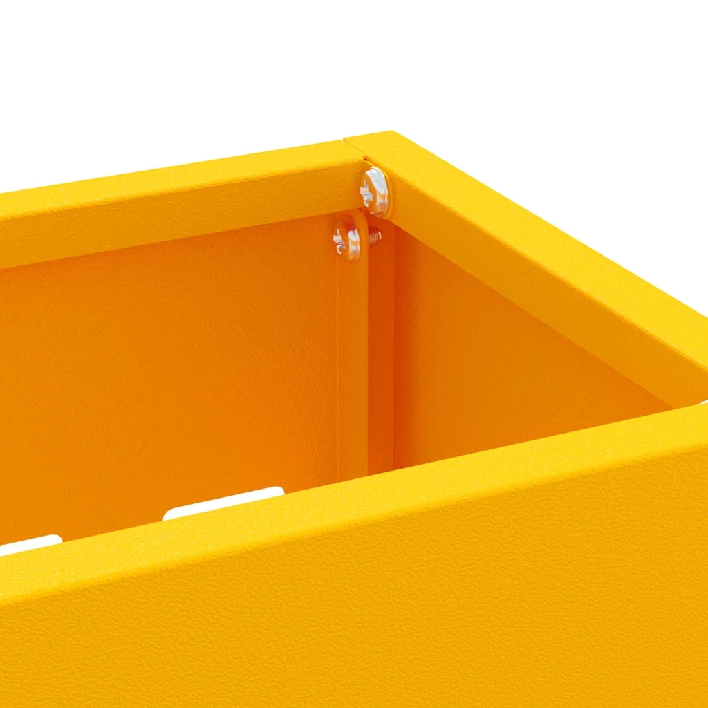 Supporto per Ombrellone giallo senape 28 x 12 x 41 cm Acciaio CFW2071252
