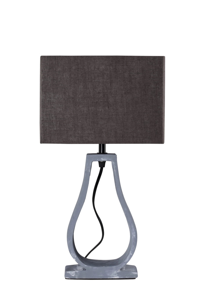 Lampada da tavolo Candellux FEMO 41-79985 grigia cemento