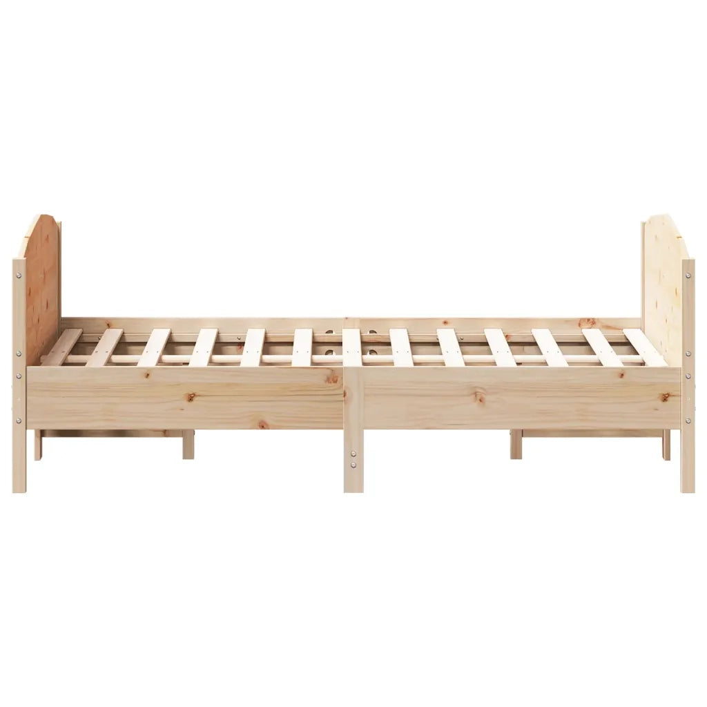 Giroletto senza Materasso 150x200 cm in Legno Massello di Pino 3216170
