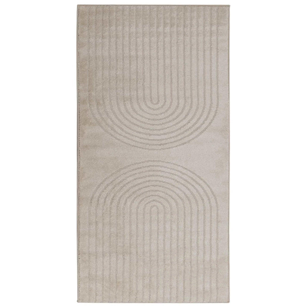 Tappeti per area GALATI Beige 150 x 80 cm Poliestere 42022804