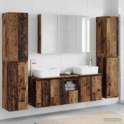 Set di mobili per il bagno 6 pcs Legno antico 3407237