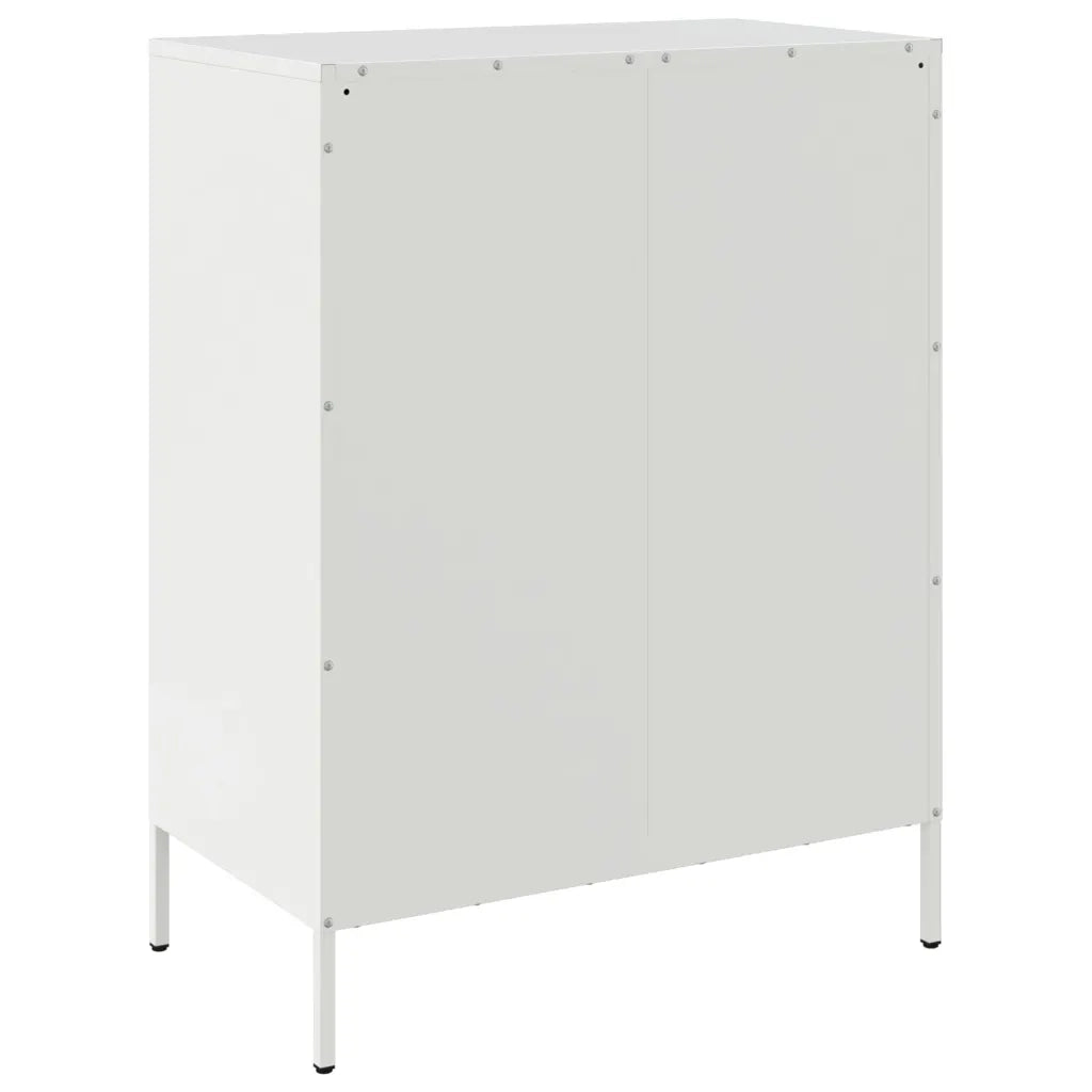 Credenza | Madia | Buffet da pranzo | Armadio da pranzo Bianca 68x39x89 cm in Acciaio