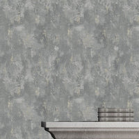 DUTCH WALLCOVERINGS Carta da Parati Motivo Calcestruzzo Grigio TP1008 422369