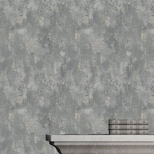 DUTCH WALLCOVERINGS Carta da Parati Motivo Calcestruzzo Grigio TP1008 422369