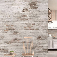 DUTCH WALLCOVERINGS Fotomurale Old Brick Wall Beige e Marrone 426258
