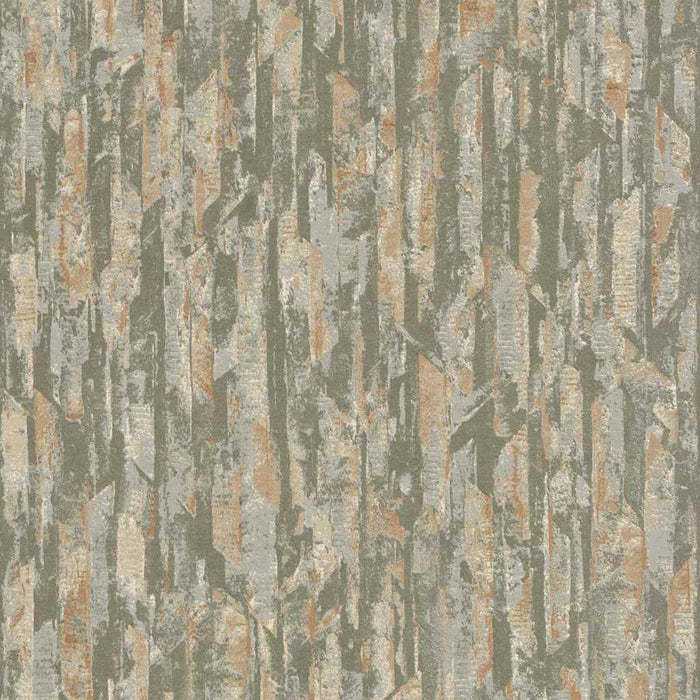 DUTCH WALLCOVERINGS Carta da Parati Phoenix Verde e Beige 442596